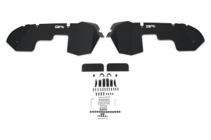 Jeep Wrangler JL Fender Liners - Front - Body Armor 4x4 - Two-Stage Powder Coat Light Texture - Black - `18-`21